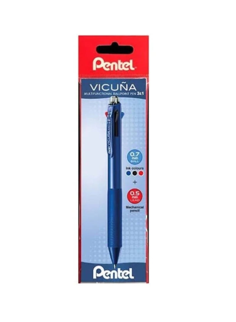 Pentel عبوة من 02 - قلم حبر جاف بنتل فيكونا مع قلم رصاص ميكانيكي متعدد - Image 3